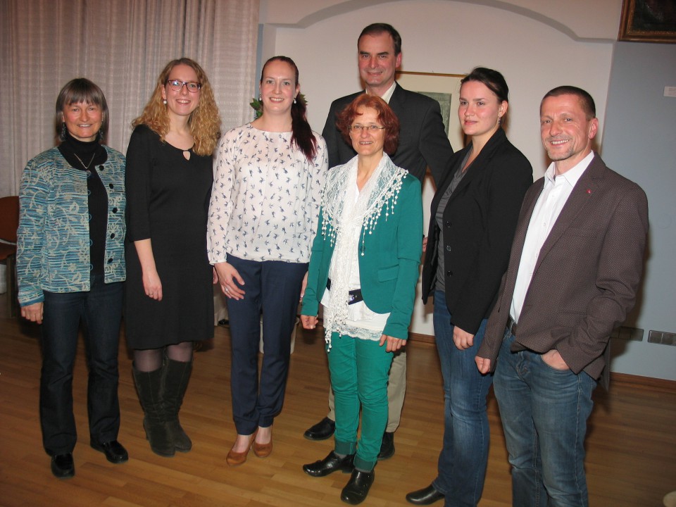Vorstandschaft 2016 bei Preisträgerkonzert von rechts